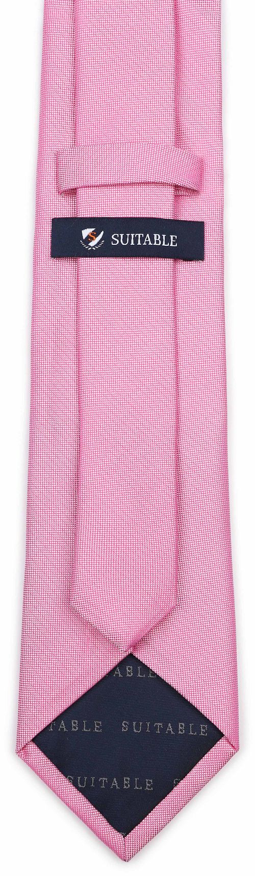 Suitable Corbata Seda Roze Product / Achterkant