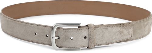 Cintura Suitable in pelle scamosciata taupe Product / Detail