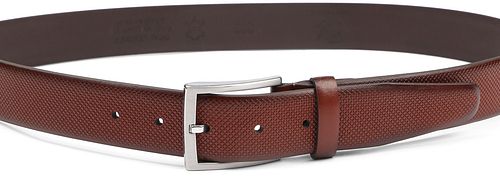 Suitable Riem Structuur Leer Cognac Product / Detail