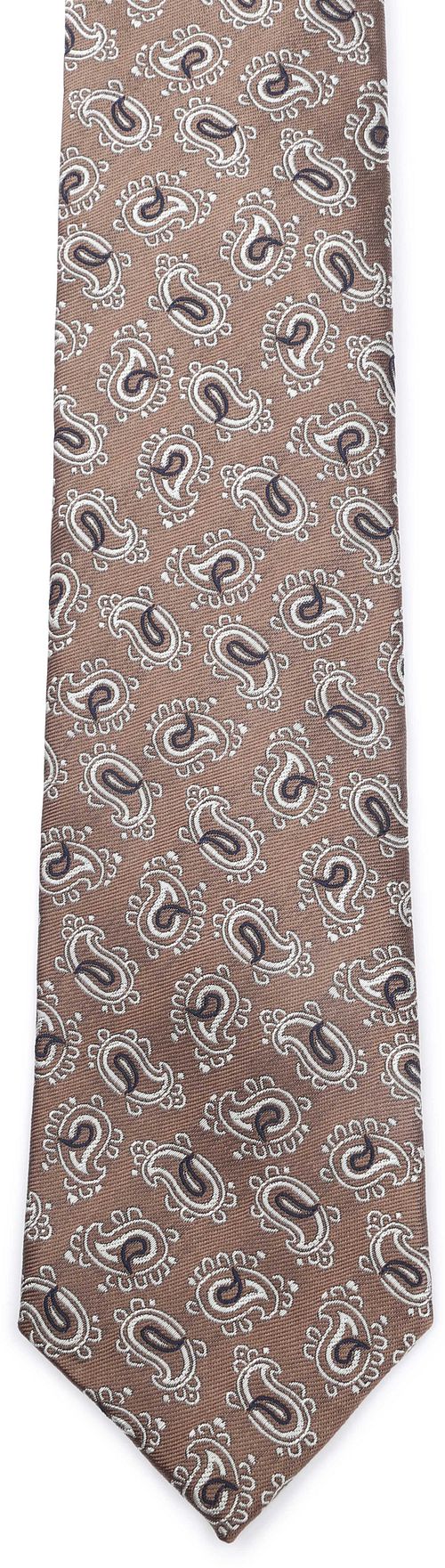Suitable Tie Silk Paisley Camel Product
