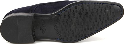 Zapato Giorgio Amalfi en ante azul marino intenso Product / Detail