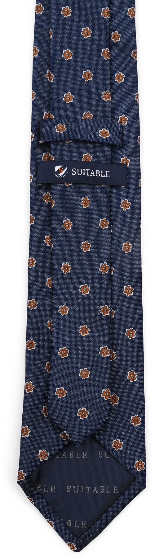 Suitable Corbata Floral Navy Product / Achterkant