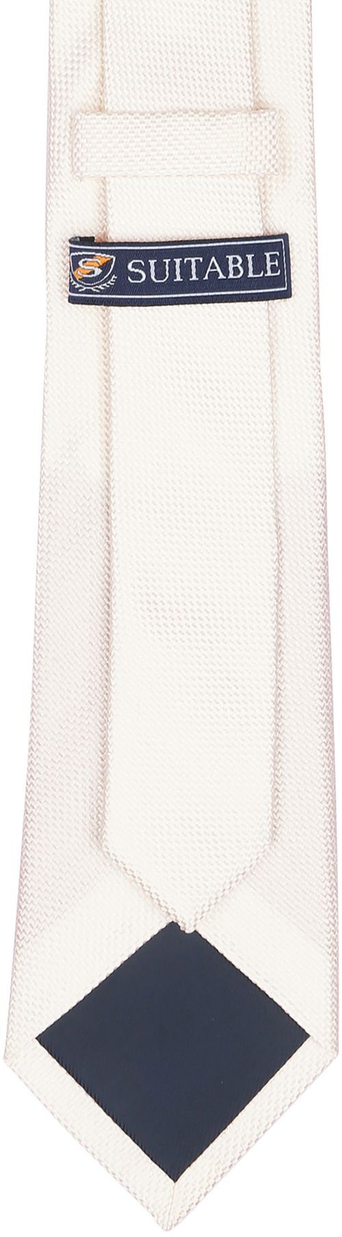 Suitable Zijde Stropdas Off-White Product / Achterkant