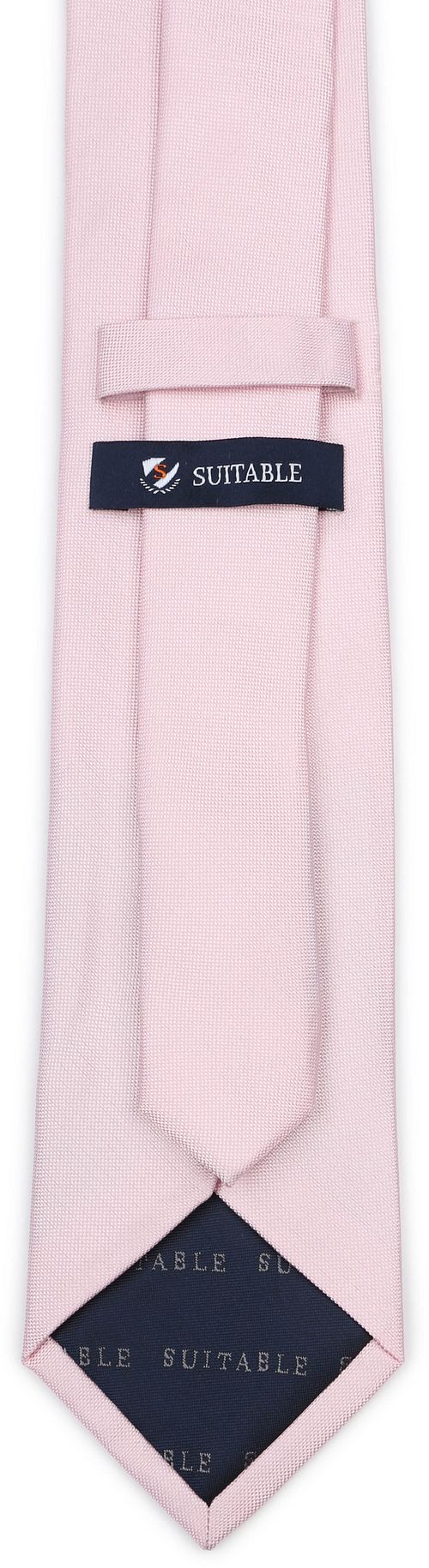 Suitable Silk Tie Light Pink Product / Achterkant