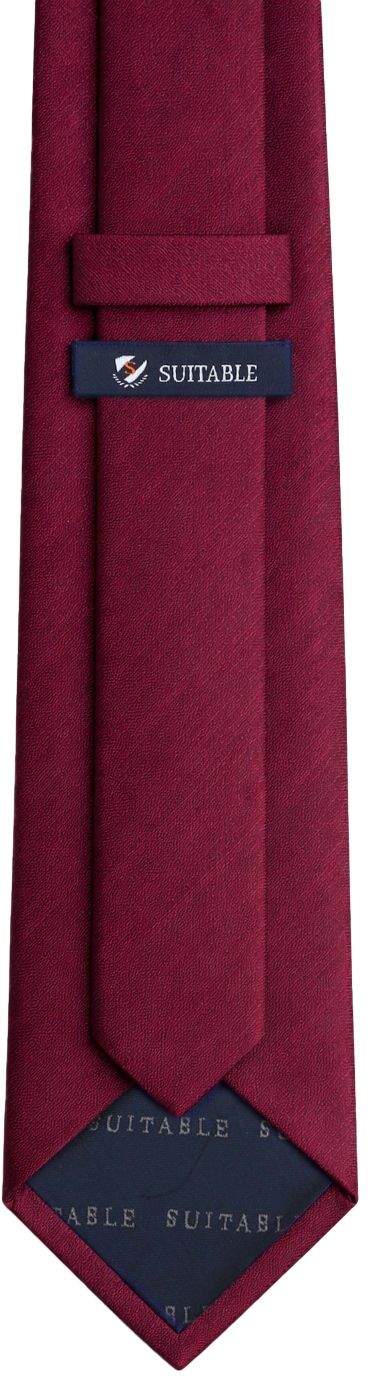 Suitable Silk Tie Herringbone Port Product / Achterkant