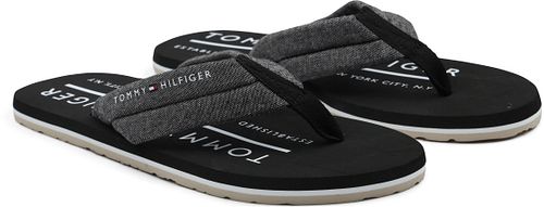 Klapki Tommy Hilfiger Chambray w kolorze czarnym Product / Detail