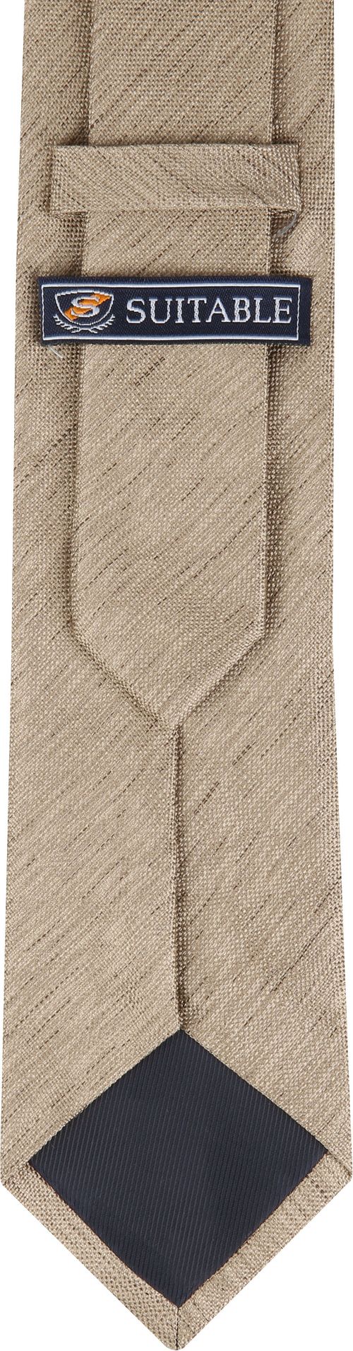 Krawatte Seide Braun K82-1 Product / Achterkant