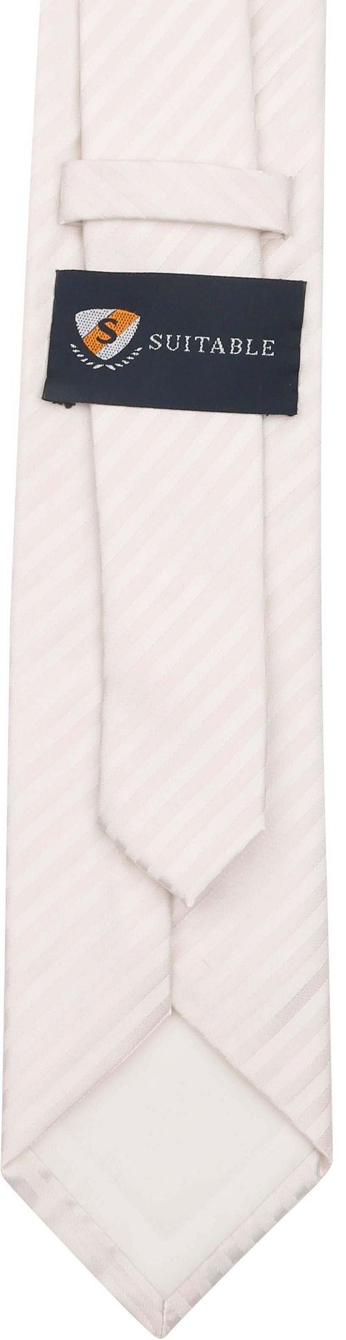 Suitable Silkeslips Med Lommetørkle, Elfenben Product / Achterkant