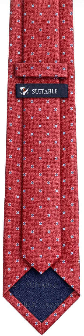 Suitable Slips Silke Blue Star Rød Product / Achterkant