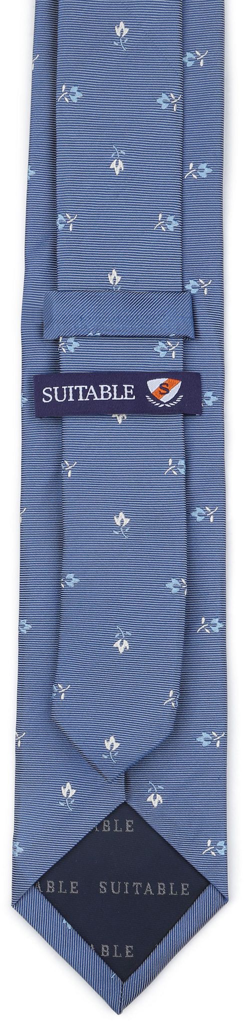 Suitable Slips Silke Blomst Blå Product / Achterkant