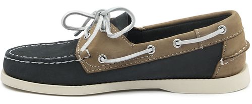 Náuticos Sebago Docksides Portland en azul marino y beige Product / Detail