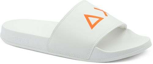 Klapki Sun68 z logo w kolorze białym Product