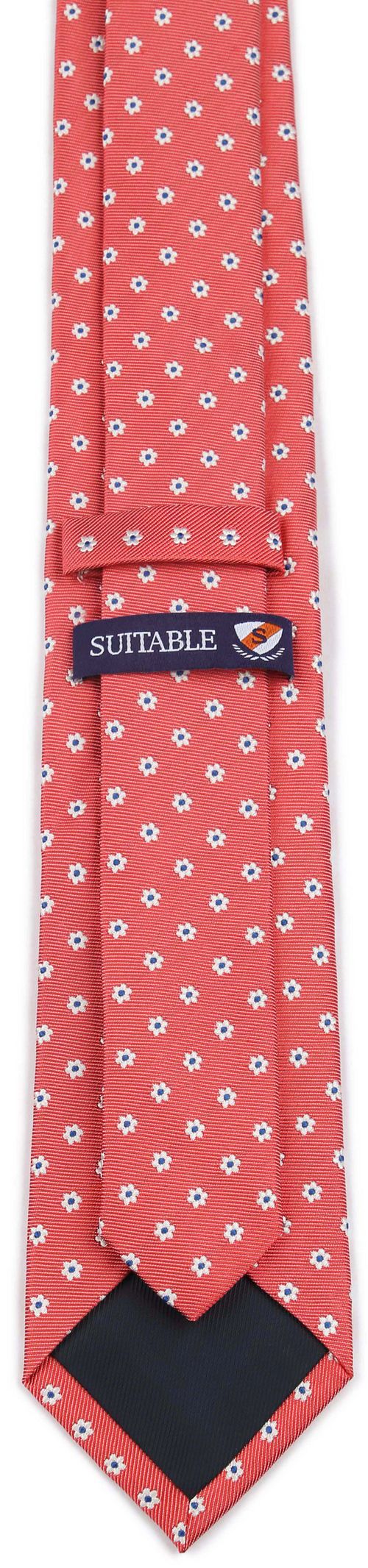 Suitable Slips Sidenslip Mini Blomma Röd Product / Achterkant