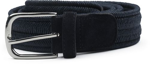 Cintura intrecciata cerata Profuomo Navy Product