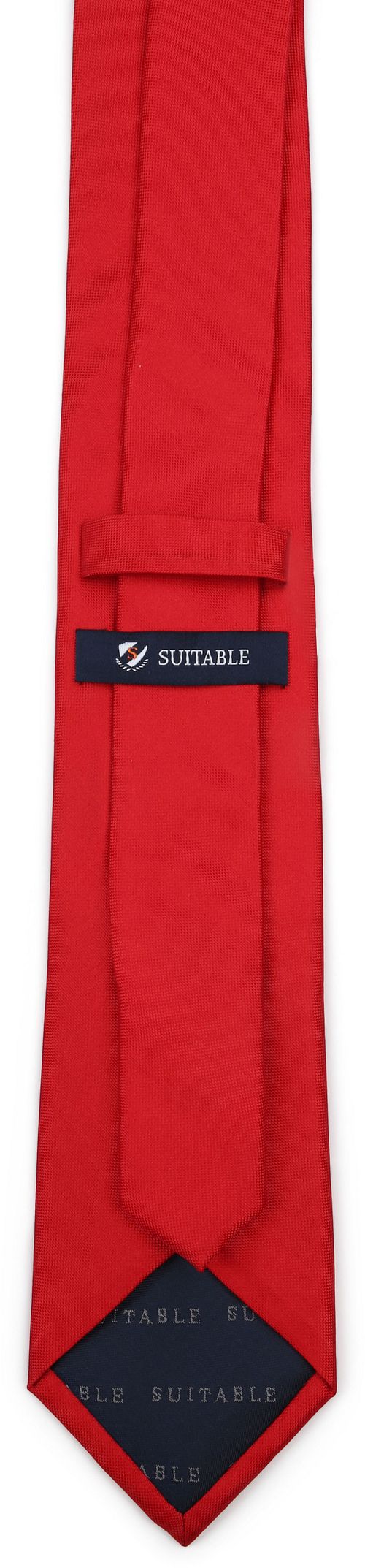 Suitable Corbata Seda Rood Product / Achterkant