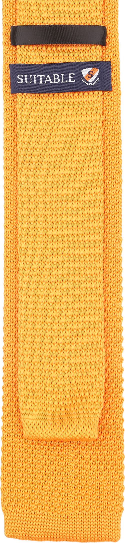 Suitable cravatta in maglia gialla TK-03 Product / Achterkant