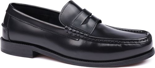 Suitable Penny Loafers Leather Black