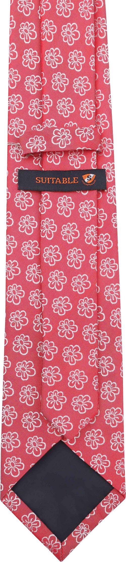 Sidenslips Blomma Röd Product / Achterkant