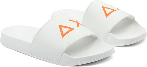Klapki Sun68 z logo w kolorze białym Product / Detail