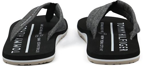 Tommy Hilfiger Flip Flops Chambray Noir