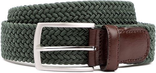 Profuomo Braided Belt Green Product