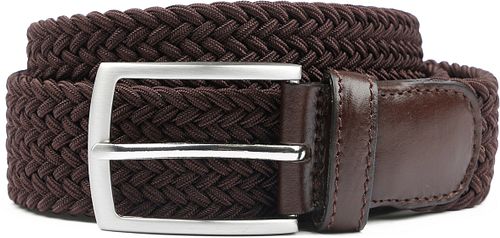 Cinturón trenzado Profuomo marrón Product