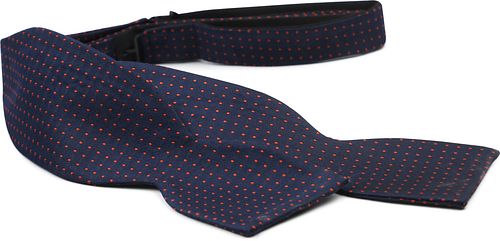 Suitable Zelfstrikker Zijde Navy Stip Product