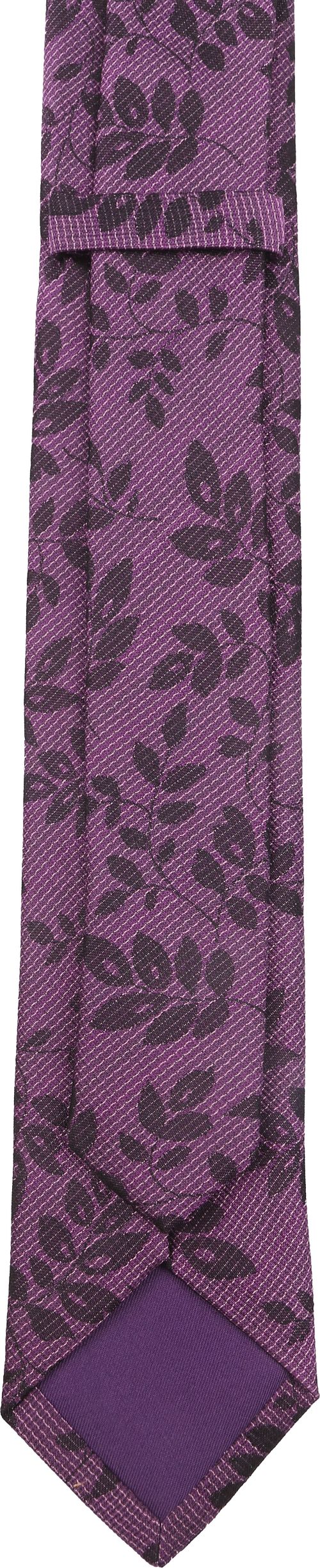 Suitable Seide Krawatte Blume Violett Product / Achterkant