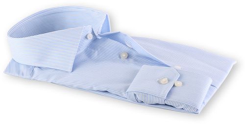 Michaelis Shirt Skinny Blue Stripe