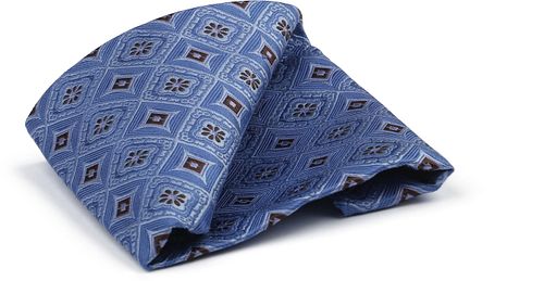 Suitable Seidenkrawatte Druck Blau Product