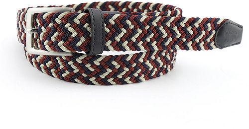 Steppin' Out Cinturón trenzado multicolor azul marino Product