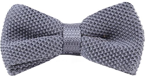 Suitable Bow Tie Knitted Mid Grey Product
