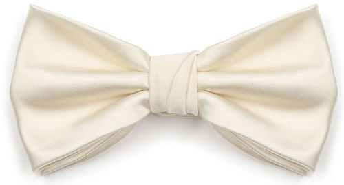 Suitable Satin Bow Tie Off White Product
