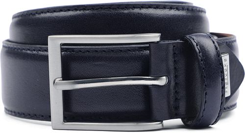 Cintura Profuomo in pelle blu scuro Product