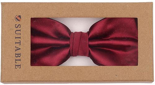 Papillon in raso Suitable bordeaux Verpakking