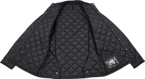 Barbour Heritage Liddesdale Quilted Jas Zwart Product / Detail