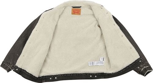 Levi's Sherpa Jas Denim Antraciet Product / Detail