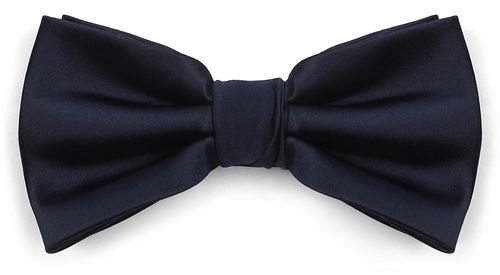 Suitable Satin Bow Tie Blue Product