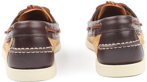 Sebago Docksides Portland bådesko i beige-brun Product / Achterkant