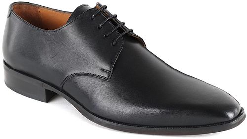 Skórzane męskie buty Derby Suitable w kolorze czarnym Product