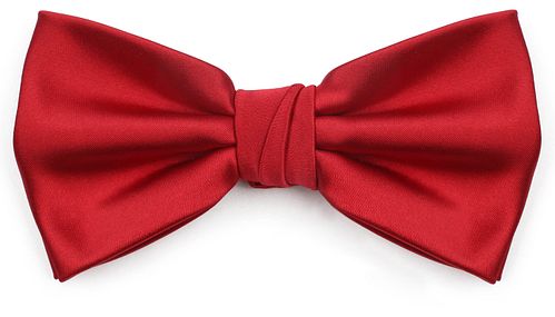 Suitable Satin Bow Tie Red Product
