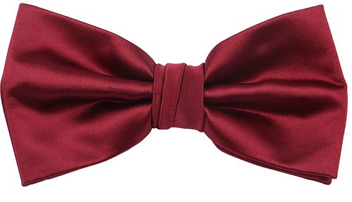 Suitable Satin Bow Tie Bordeaux Product