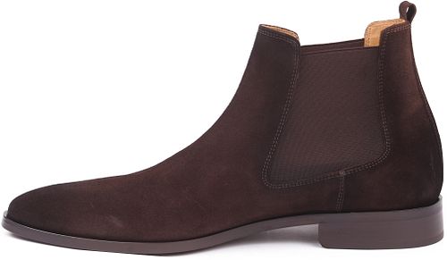 Suitable Chelsea Boot Suede Donkerbruin Product