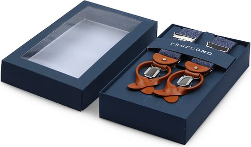 Profuomo Bretellen Navy Verpakking