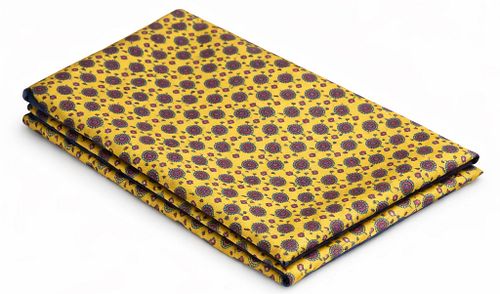 Suitable Pochet Reversible I Blomster Og Gult Product