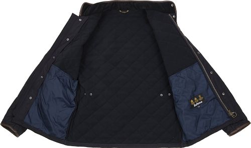 Barbour Pikowana kurtka Powell granatowa Product / Detail