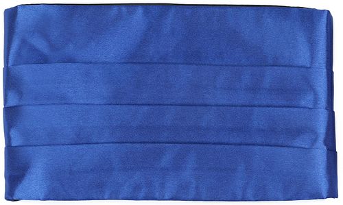Suitable fascia da smoking a maglia blu cobalto Product