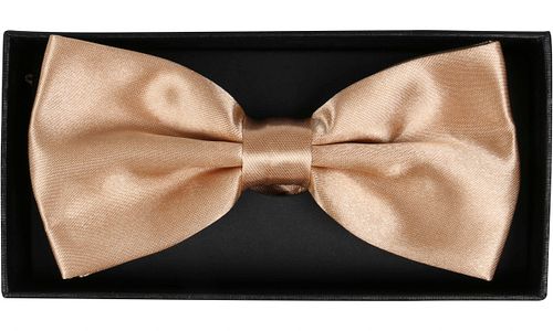 Suitable Noeud Papillon en Soie Beige Verpakking