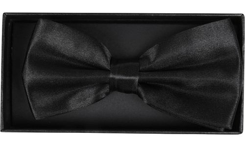 Suitable Noeud Papillon en Soie Noir Verpakking