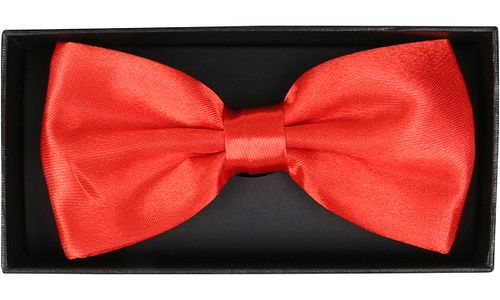 Suitable Satin Bow Tie Red Verpakking